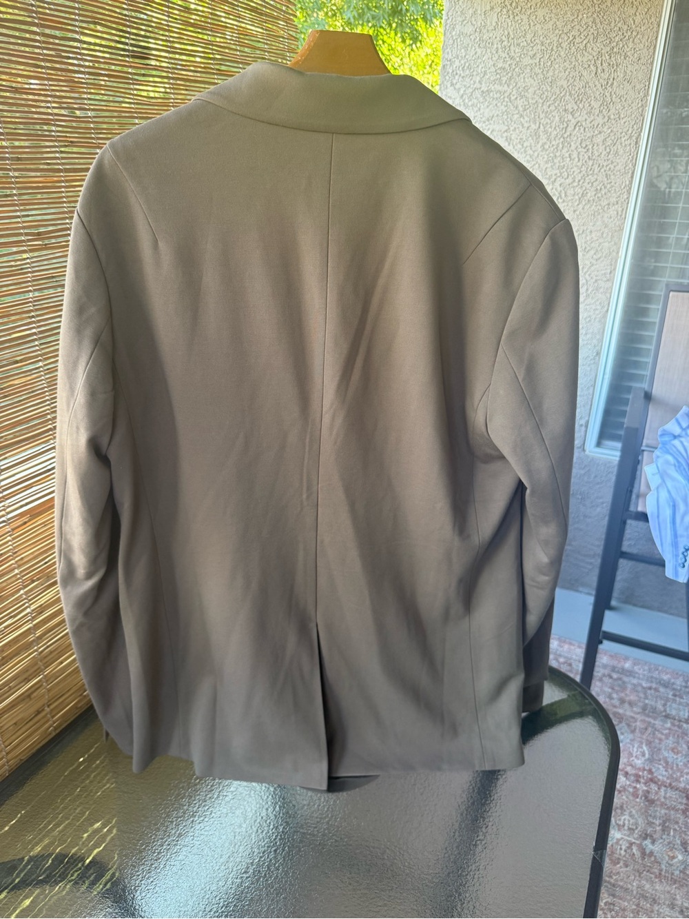 AllSaints Men's Taupe Two-Button Blazer - Picture 4 of 9